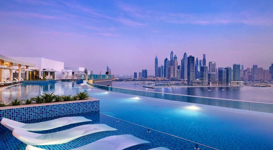 Rooftop infinity pool